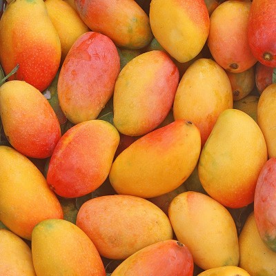 海南贵妃芒果薄皮新鲜水果非甜心芒青芒凯特芒红金龙芒果 1件图4