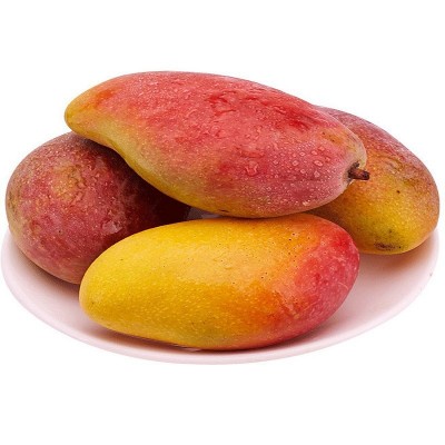 海南贵妃芒果薄皮新鲜水果非甜心芒青芒凯特芒红金龙芒果 1件图5