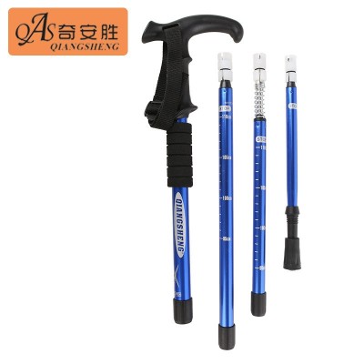 【奇安胜-DS8001】四节T柄登山杖户外旅游手杖徒步杖铝合金伸缩杖图4
