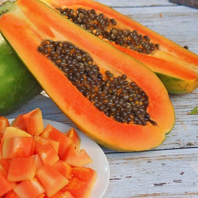 【源头供应】广西红心木瓜新鲜水果爆甜特产冰糖心包邮一件代发 3斤图2