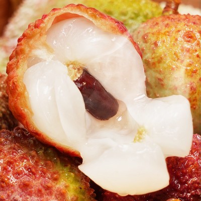 海南妃子笑荔枝5斤水果当季整箱包邮王白糖现摘桂婴荔枝图2