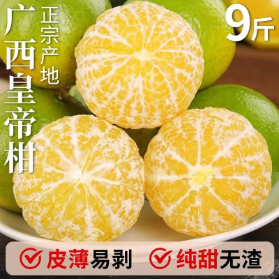 正宗广西皇帝柑新鲜桔子当季水果贡柑纯甜整箱水果图3