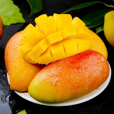 【顺丰快递】海南贵妃芒代发新鲜当季水果时令整箱包大青辣椒甜心图3