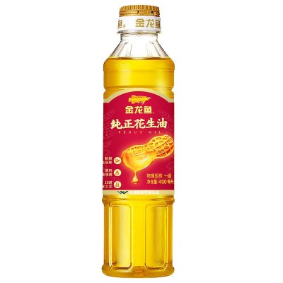 金龙鱼花生油400ml食用植物油商超团购礼品调和油食品清香食用油 20瓶