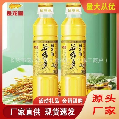 金龙鱼稻米油400ml花生大豆玉米油食用油调和油非转基因批发包邮 20瓶图3