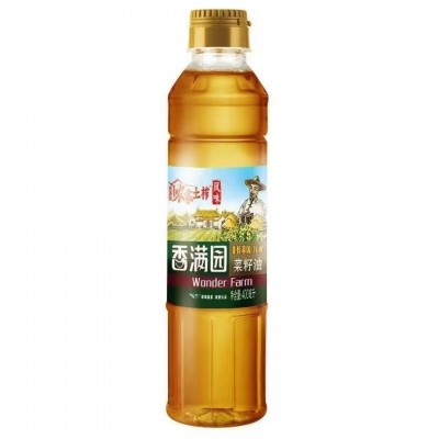 香满园菜籽油400ml食用植物调和油家用炒菜油植物油纯非转基因 20瓶
