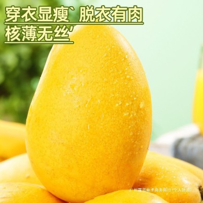 海南小台农芒果10斤新鲜现摘小台芒应当季热带水果特产芒果包邮5 1件