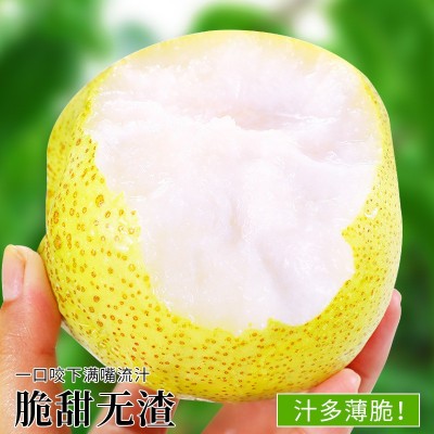 热卖安徽砀山酥梨10斤梨子新鲜水果应当季整箱包邮特产香梨脆 1件图3