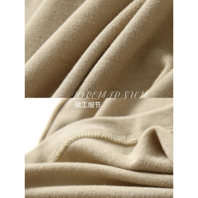 兰精天丝半高领打底衫女秋冬新款羊毛保暖针织衫高级感长袖上衣图5