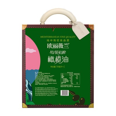 欧丽薇兰特级初榨橄榄油750ML*2简装礼盒升级版（插画）图3
