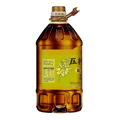 金龙鱼压榨本香菜籽油5L食用油 非转基因物理压榨 家用大桶装菜油图3