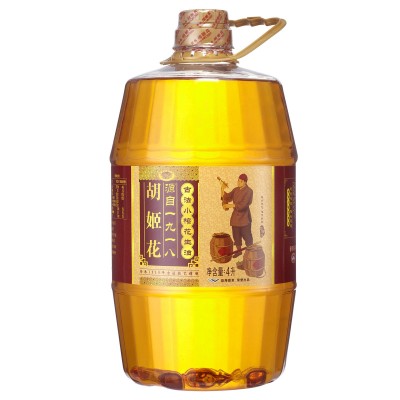 胡姬花 古法小榨花生油4L图3