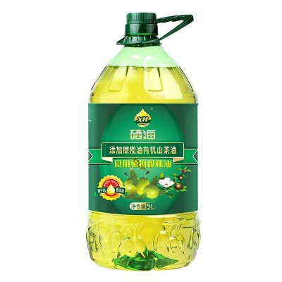 XH硒海 一级山茶籽橄榄初榨食用植物调和油5L桶装非转基因食用油图5