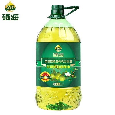 XH硒海 一级山茶籽橄榄初榨食用植物调和油5L桶装非转基因食用油图3