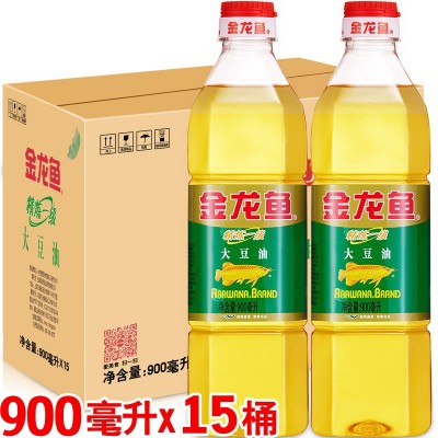 金龙鱼大豆油900ml*15瓶【整箱发货】精炼一级大豆油食用油图4