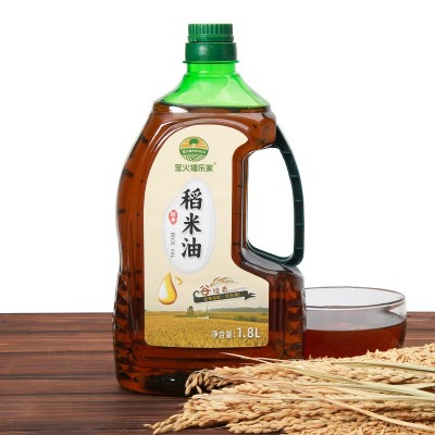福乐家高谷维素稻米油1.8L带把手米糠油健康浓香米胚油食用油批发图3