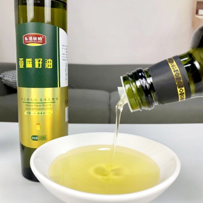 亚麻籽油500ml礼盒装植物油 厨房常备炒菜烹饪食用油送礼厂家批发图3