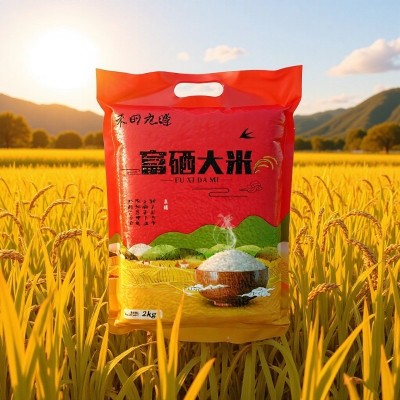 富硒弱碱大米5斤真空装东北大米长粒香米2.5kg珍珠米批发会销礼品