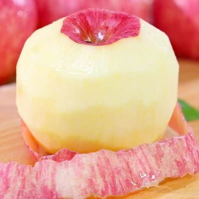 陕西洛川红富士苹果脆新鲜水果冰糖心萍果全部条纹苹果高端苹果 1件