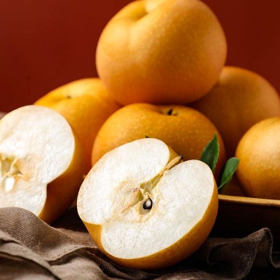 新疆阿克苏秋月梨礼盒冰糖梨整箱特大果甜梨子产地直发新鲜水果 1箱