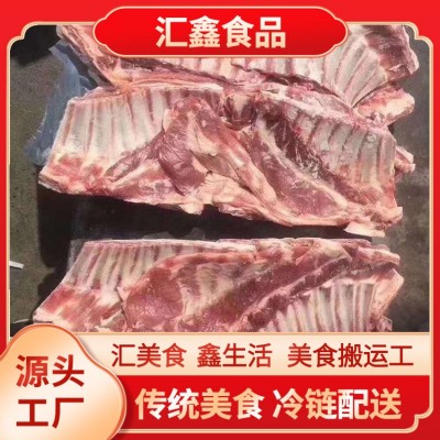 批发国产带骨羔羊排 育肥羊排 适合烧烤串穿使用冷链配送羊排图3