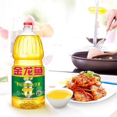 金龙鱼精炼一级大豆油1.8L 炒菜烹饪烘焙家用礼品桶装食用油图5