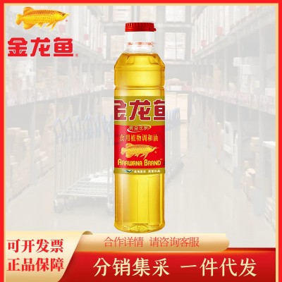 金龙鱼黄金比例调和油400ml家用小瓶装炒菜烹饪食用油