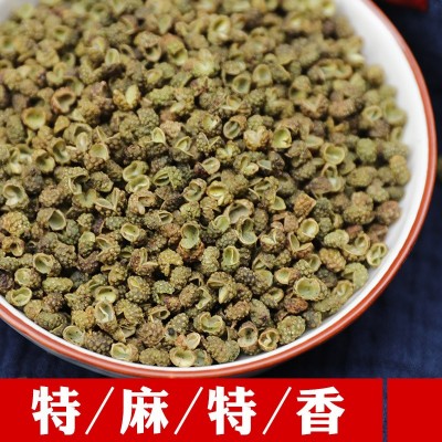 2020四川新青花粒500g散装汉源花椒食用干绿麻青花椒粒优选麻辣图2
