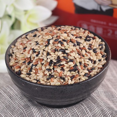三色糙米5斤装真空包装代替主食饱腹杂粮米三色批发粗粮图3