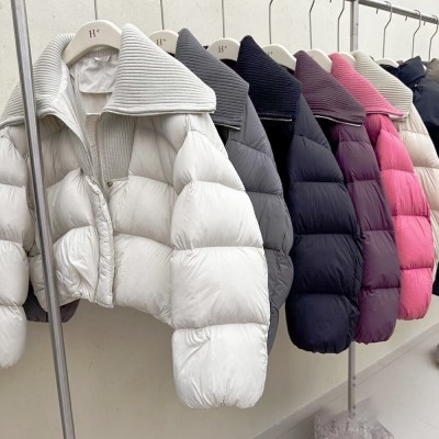 2025冬季新款白鸭绒羽绒服女款高端女面包服外套品牌女装批发货源图3