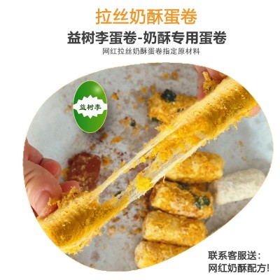 益树李传统小吃糕点咸蛋黄蛋卷休闲零食饼干香葱海苔口味批发酥脆 2盒图4