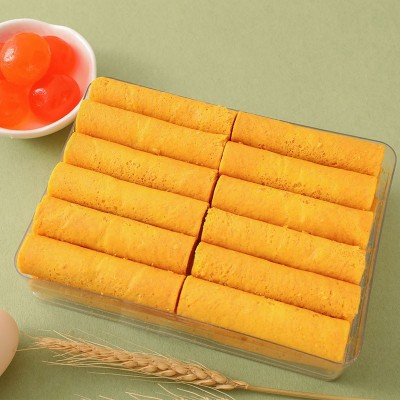 益树李奶酥咸蛋黄蛋卷280克/24根装香酥鸡蛋卷澳门特色传统小吃 2盒图5