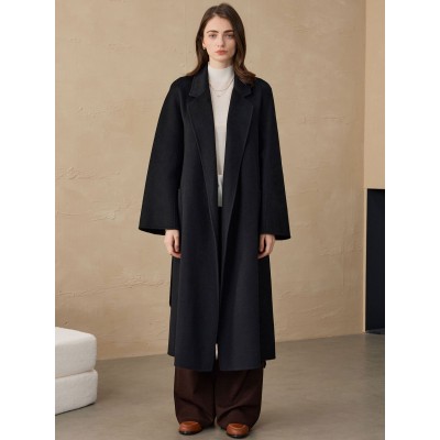 2025秋冬CEID大衣浴袍毛呢外套气质双面呢欧版女士毛呢经典 大衣女
