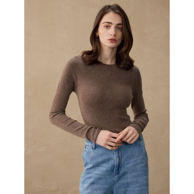 【合集】秋冬毛衣羊绒打底长袖针织圆领套头羊毛针织衫内搭毛衣女