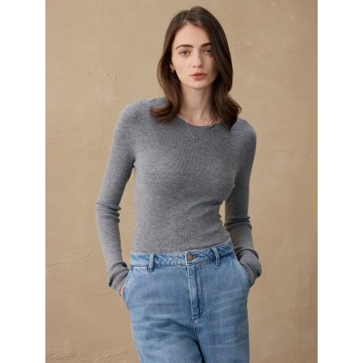 【合集】秋冬毛衣羊绒打底长袖针织圆领套头羊毛针织衫内搭毛衣女图2