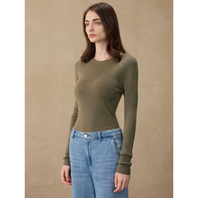 【合集】秋冬毛衣羊绒打底长袖针织圆领套头羊毛针织衫内搭毛衣女图3