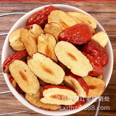 批发新疆灰枣片整箱15斤跑江湖地摊货源若羌红枣片散装大红枣 1箱图3