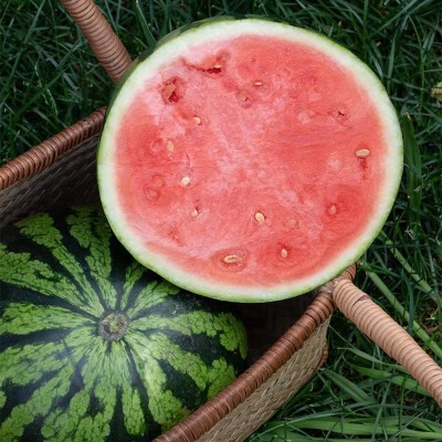 云南麒麟有籽大西瓜薄皮夏邑8424冰糖孕妇当季新鲜水果现摘一件籽图4