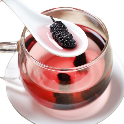 新疆吐鲁番桑葚干超大颗新疆黑桑椹子果干干吃即食泡茶散货袋装 1袋图4