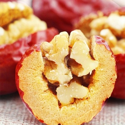 新疆特产枣夹核桃500g/袋 核桃仁1片肉厚香甜 一件代发 2包图3