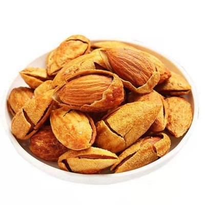 新疆巴旦木500g 纸皮手剥薄壳杏仁盐焗纯巴旦木 坚果 1袋图5