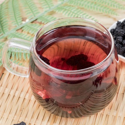 【代发】包邮批发果干 桑葚干袋装散装500g 泡水果茶熬粥黑桑葚干 1袋图4