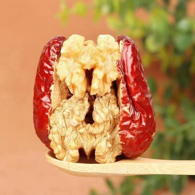 代发新疆特产红枣夹核桃 和田大枣夹核桃仁500g枣子零食枣夹核桃 2斤