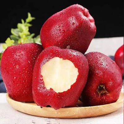 甘肃天水花牛苹果原产地可脆可粉一果两吃可刮泥花牛苹果整箱包邮