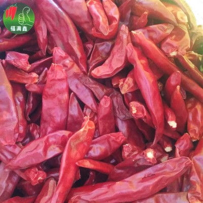 朝天椒厂家批发 4-6cm去把小辣椒 火锅底料调料用朝天椒干辣椒 100千克图3