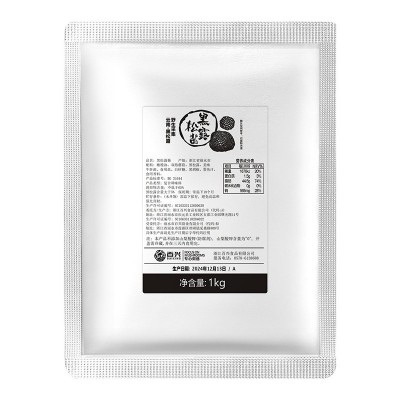 百山祖黑松露酱拌饭拌面酱蘑菇酱牛排酱炒饭酱餐饮装1公斤装 100装图4