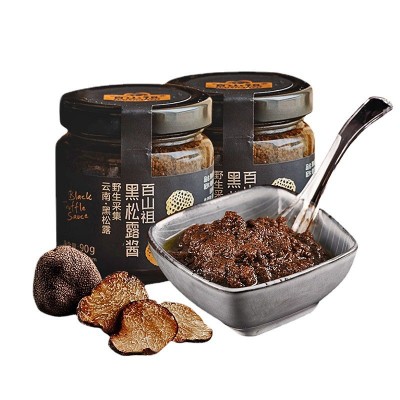 百山祖黑松露酱拌饭酱拌面酱调味料调味酱意大利面酱牛排酱90g/瓶  1瓶图5