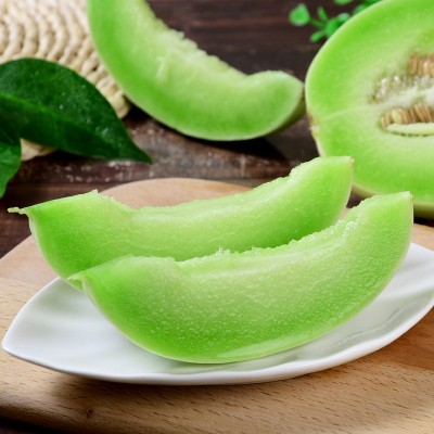 海南玉菇甜瓜水果冰淇淋奶香蜜瓜新鲜现摘应季哈密产地现货速发图5