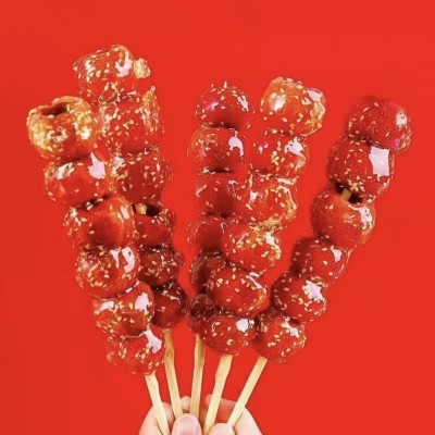 京德福老北京风味冰糖葫芦大串零食无核山楂冷冻独立包装商用摆摊图3