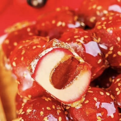 京德福老北京风味冰糖葫芦大串零食无核山楂冷冻独立包装商用摆摊图4